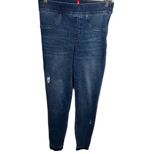Spanx Stretch Denim Jeans Women’s Size Small Blue Pull On Slim Fit Shaping